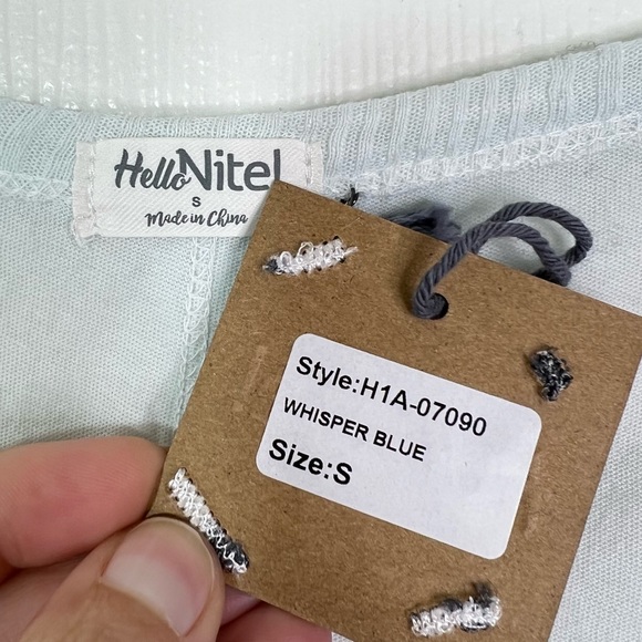 NWT Hello Nite! Revolve Short Sleeve Lightweight Sleep Shirt Sz S - Picture 6 of 6